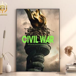 Poster Of American Civil War Written And Directed By Alex Garland 2024 Home Decor Poster Canvas