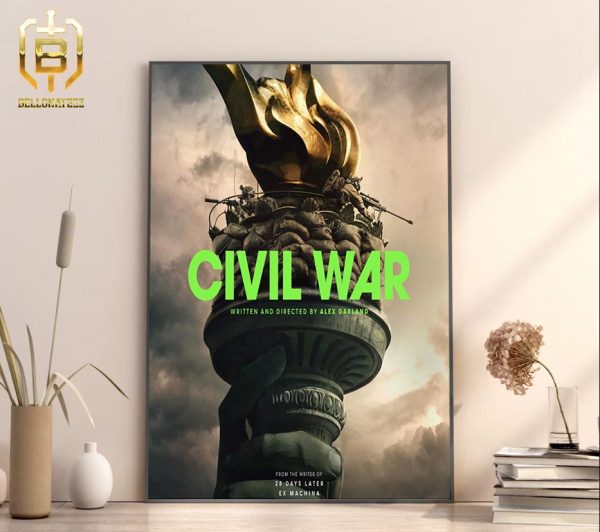 Poster Of American Civil War Written And Directed By Alex Garland 2024 Home Decor Poster Canvas