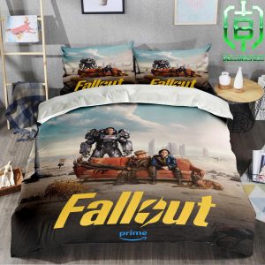 Poster Of Fallout Series Will Be Back For SEASON 2 In The Wasteland On Amazon Prime Bedroom Decor Bedding Set