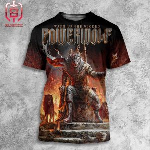 Powerwolf Band New Studio Album Wake Up The Wicked To Be Released On July 26 2024 All Over Print Shirt