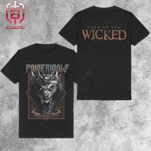 Powerwolf New Studio Album Wake Up The Wicked Merchandise Limited Edition Two Sides Unisex T-Shirt