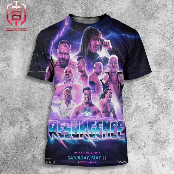 Resurgence NJPW’s Huge Spring In The States Continues May 11 At Toyata Arena In Ontario California All Over Print Shirt
