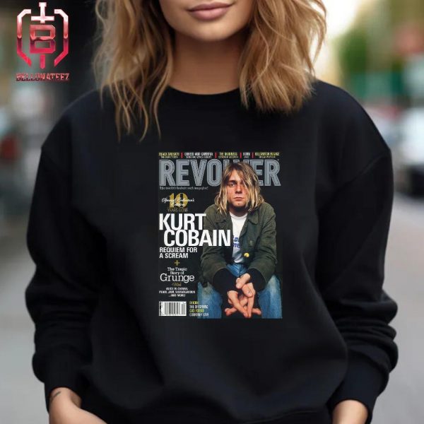 Revolever Cover Issue Throw Back From April 2004 Kurt Cobain Special Collector’s Edition10 Years Gone Unisex T-Shirt
