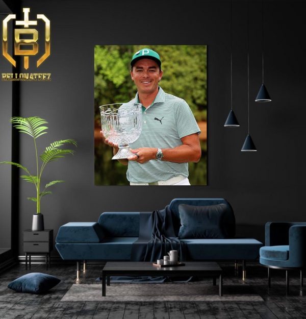 Rickie Fowler The 2024 Masters Par 3 Contest Champions Home Decor Poster Canvas