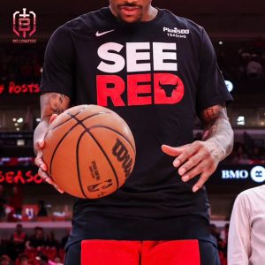 See Red Chicago Bulls Win Over Atlanta Hawks In Play In Tournament NBA Season 2023-2024 Unisex T-Shirt