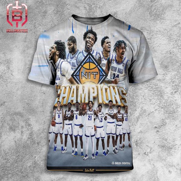 Seton Hall Priates Win The NIT Title Champions Men’s Baketball Season 2024 All Over Print Shirt