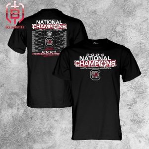 South Carolina Gamecocks 2024 NCAA Women’s Basketball National Champions Bracket Two Sides Unisex T-Shirt