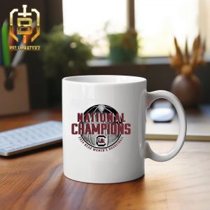 South Carolina Gamecocks Womens 2024 NCAA Women’s Basketball National Champions White Ceramic Mug