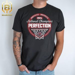 South Carolina Gamecocks Womens Basketball 2024 Undeafeted-Undisputed National Champions Perfection Unisex T-Shirt