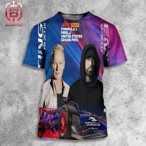 Sting And Eminem Will Headline The Germania Insurance Super Stage At The 2024 Formula 1 Pirelli United States GP On October 18-20th All Over Print Shirt