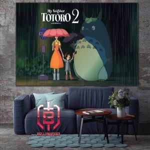 Studio Ghibli Just Released The Poster For Their Upcoming Movie My Neighbor Totoro 2 Releasing In 2026 Home Decor Poster Canvas