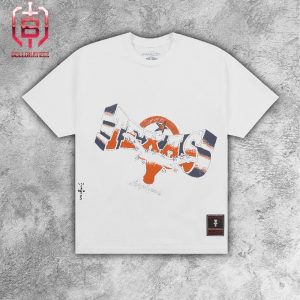 Texas Longhorns Cactus Jack Travis Scott Collab With Fanatics Mitchell And Ness Jack Goes Back Collection T-Shirt