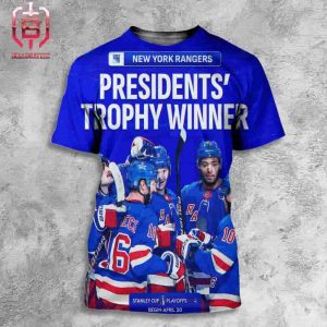 The New York Rangers Are The Top Team This Season With 114 points President’s Trophy Winner All Over Print Shirt
