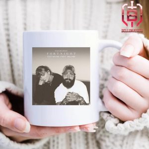 The Tortured Poets Department New Album Of Taylor Swift First Single Fortnight Featuring Post Malone Drink Cofee Ceramic Mug