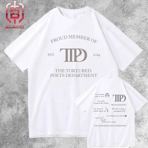 Taylor Swift The Tortured Poets Department New Album Vintage TTPD Merchandise Two Sides Unisex T-Shirt
