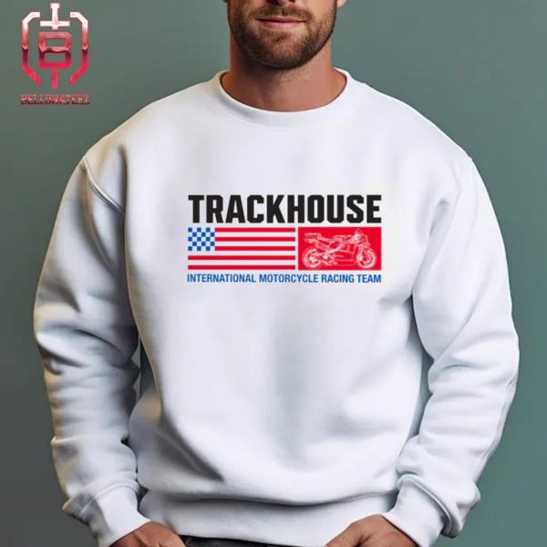 Trackhouse MotoGP International Motorcycle Team USA Flag Unisex T-Shirt