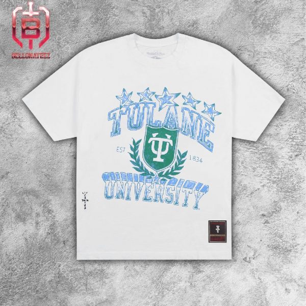 Tulane Green Wave Cactus Jack Travis Scott Collab With Fanatics Mitchell And Ness Jack Goes Back Collection T-Shirt