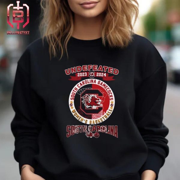 Undefeated 2023-2024 South Carolina Gamecocks National Champions NCAA March Madness Season 2023-2024 Unisex T-Shirt