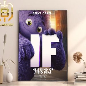 Upcoming Movie If 17th May Hes Kind Of A Big Deal Steve Carell Home Decor Poster Canvas