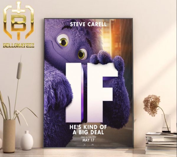 Upcoming Movie If 17th May Hes Kind Of A Big Deal Steve Carell Home Decor Poster Canvas