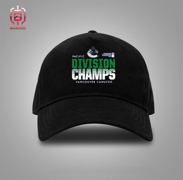 Vancouver Canucks Blue 2024 Pacific Division Champions Snapback Classic Hat Cap