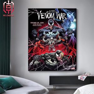 Venom War Eddie And Dylan Brock Go Head To Head Father Vs Son To Be The Last Venom Standing Home Decor Poster Canvas