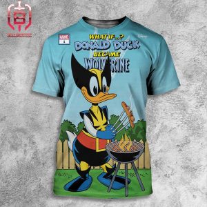 WHAT IF Donald Duck Became Wolverine Is Releasing This July Include Mickey-Hawkeye And Goofy-Hulk All Over Print Shirt