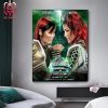 WWE Women’s Champion Iyo Sky Versus Bayley WrestleMania Home Decor Poster Canvas