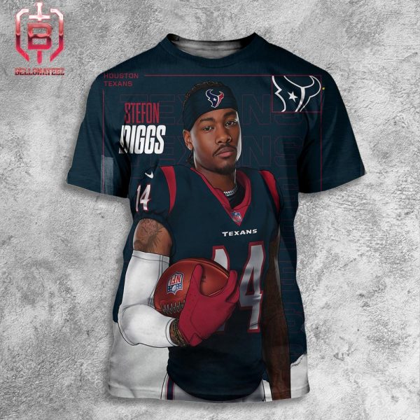 Welcome Stefon Diggs To Houston Texans H-Town Bound For New NFL Season All Over Print Shirt