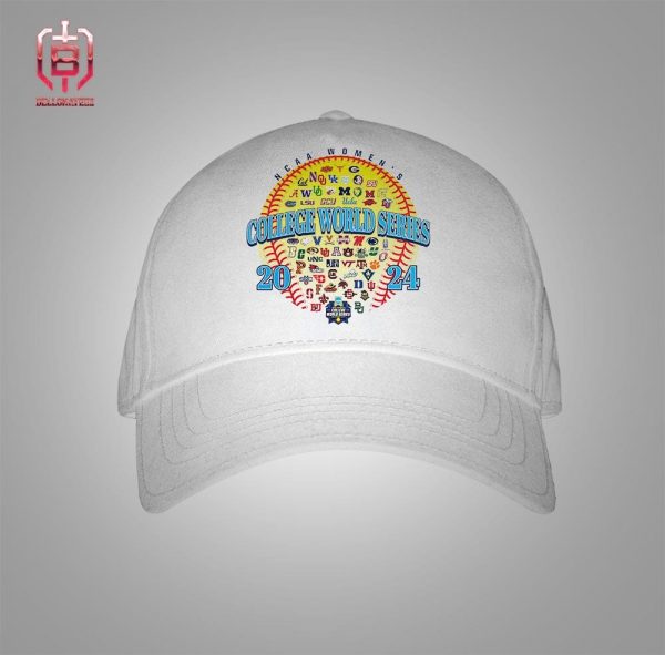 2024 NCAA Softball Women’s College World Series All Team Logo Sliding Home Snapback Classic Hat Cap