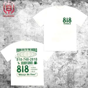 818 Tequila Merch Tour Trendy Shirt Regeneraton For The Next Generation Unisex Two Sides Hoodie T-Shirt