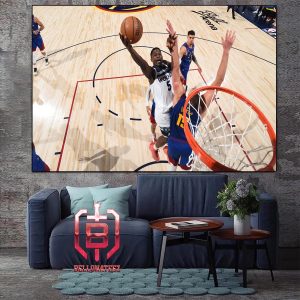 Ant Man Anthony Edward Can’t Be Defended In Game 1 With Nuggets With 43 Points His Playoffs Career High Home Decor Poster Canvas