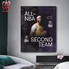 The King Lebron James With Twenty All-NBA Selections In 21 Season After Named To Kia All-NBA Third Team 2024 Home Decor Poster Canvas