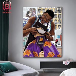 Anthony Edwards And Wolves Takes Down The Suns For His 1st Career Playoff Series Win Home Decor Poster Canvas