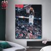 Jaden McDaniels Slim Dunk Moment On MPJ With Wolves Dominate Nuggets In Western Semifinals NBA Playoffs 2023-2024 Home Decor Poster Canvas