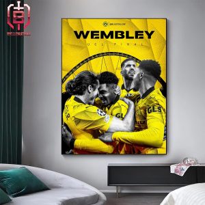 BVB Borussia Dortmund Advanced To UCL Final At Wembley London After 11 Years Home Decor Poster Canvas