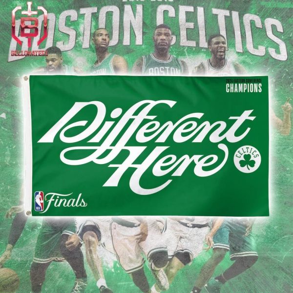 Boston Celtics 2024 Eastern Conference Champions Advanced To NBA Finals 2024 Garden House Double Sides Flag