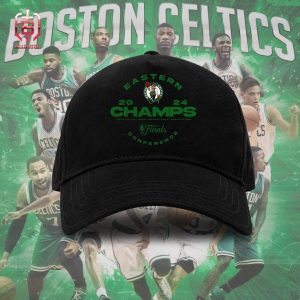 Boston Celtics 2024 Eastern Conference Champions Jump Ball NBA Playoffs 2023-2024 Snapback Classic Hat Cap