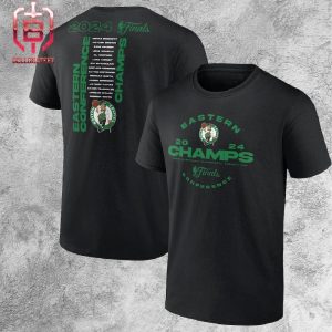 Boston Celtics 2024 Eastern Conference Champions Jump Ball NBA Playoffs 2023-2024 Two Sides Unisex T-Shirt