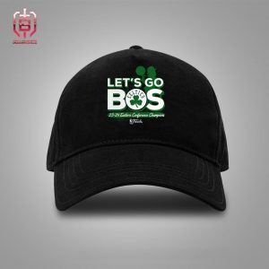 Boston Celtics 2024 Eastern Conference Champions NBA Finals 2024 Layup Drill Snapback Classic Hat Cap