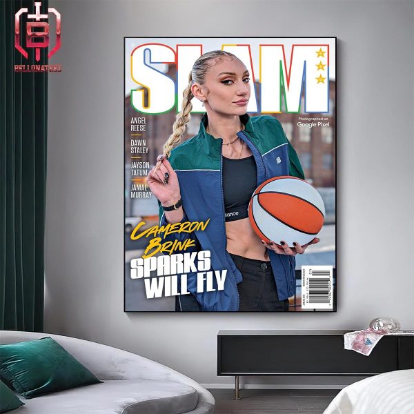 Cameron Brink Sparks Will Fly On The Slam 250 Magazine Lastest Cover Issue Home Decor Poster Canvas