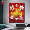 Bologna Qualified To UEFA Champions League 2024-2025 Home Decor Poster Canvas