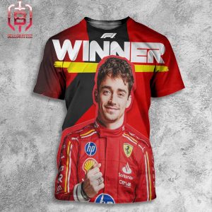 Charles Leclerc Of Ferrari Formula 1 Team Wins The Monaco Grand Prix All Over Print Shirt