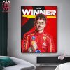 Ferrari F1 Team Charles Leclerc Get The Home Win Monaco Grand Prix Home Decor Poster Canvas