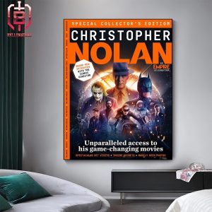 Christopher Nolan An Empire Celebration Collector’s Edition The Iconic Director Empire Magazine Cover Home Decor Poster Canvas