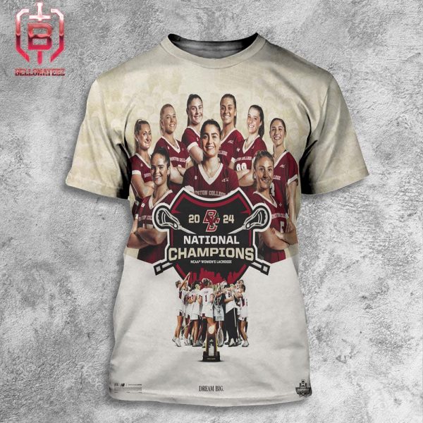 Congrats To Boston College Eagles Is The National Champions 2024 NCAA Women’s Lacrosse All Over Print Shirt