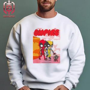 Cute Version Dogpool Deadpool And Wolverine On Cover Of Empire Magazine Thursday May 9th 2024 Unisex T-Shirt