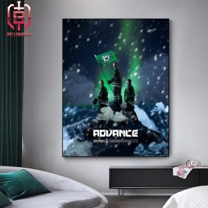 Dallas Stars Heading Back To The Western Conference Final NHL Playoffs Stanley Cup 2024 Home Decor Poster Canvas