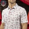 Deadpool Dead Red All Day RSVLTS Politeness For Summer Polo Shirts