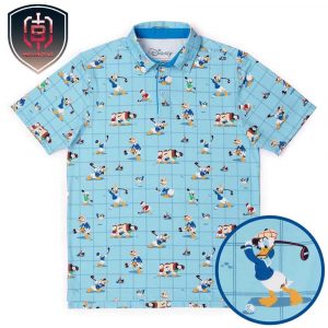 Disney Donald Duck 90th Duffing Donald All Day RSVLTS Politeness For Summer Polo Shirts